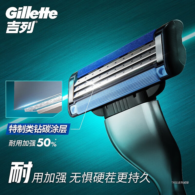 吉列剃须刀手动刮胡刀锋速3经典2刀头非电动非吉利生日礼物男