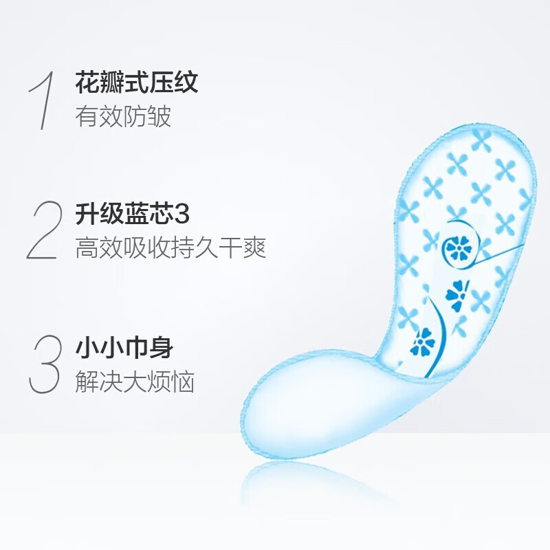 ABC劲吸棉柔护垫22片*4包（含KMS健康配方）