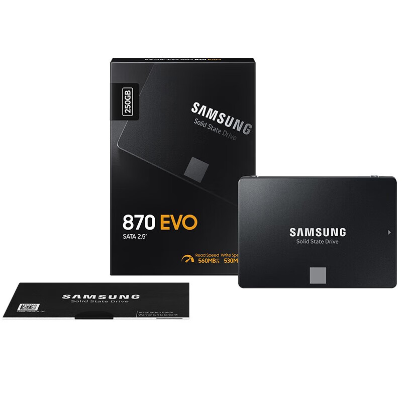 三星SSD固态硬盘台式机笔记本电脑SATA3.0接口 870EVO 250G