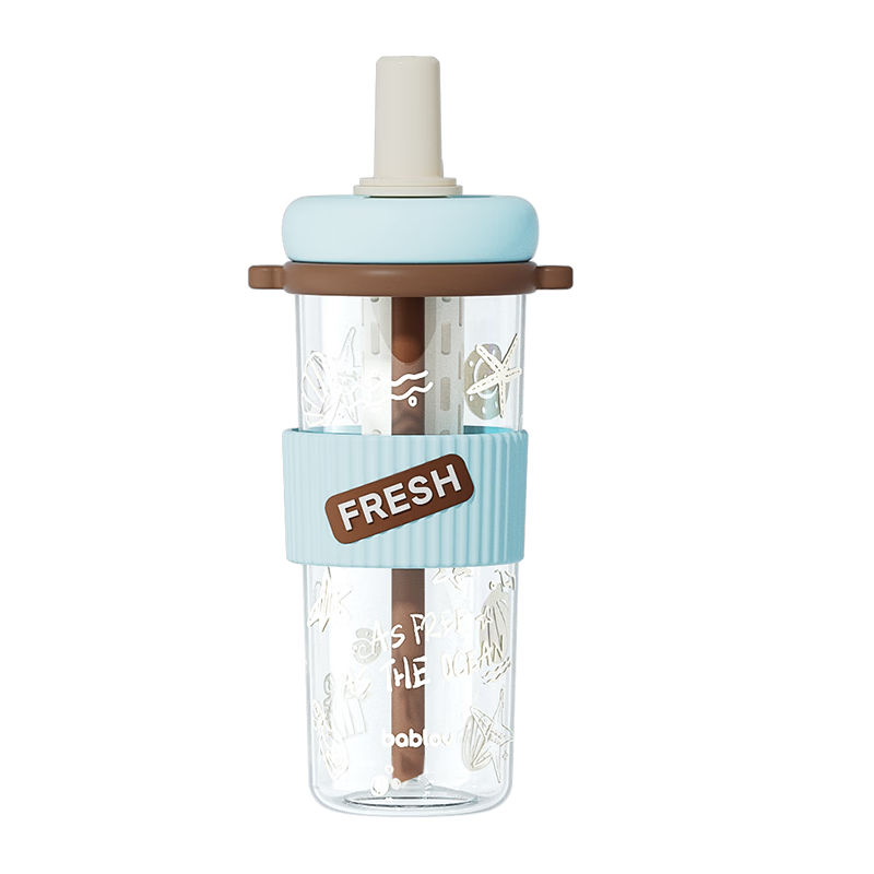 花伴森  携茶水分离吸管杯840ML