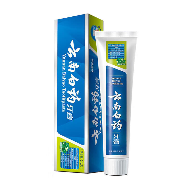 云南白药（YUNNANBAIYAO） 牙膏 薄荷清爽型230G改善口腔问题 护龈 强健口腔 薄荷清爽型230G