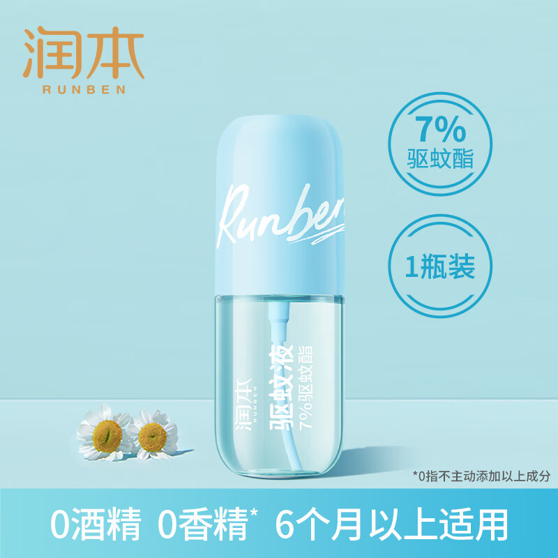 润本 清凉防叮咬喷雾65ml（内含3件）SQ 