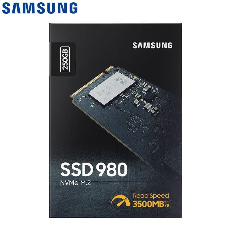三星SSD固态硬盘M.2接口(协议NVMe PCIe3/PCIe4.0*4)2280笔记本台式机拓展硬盘980 250g（MZ-V8V25