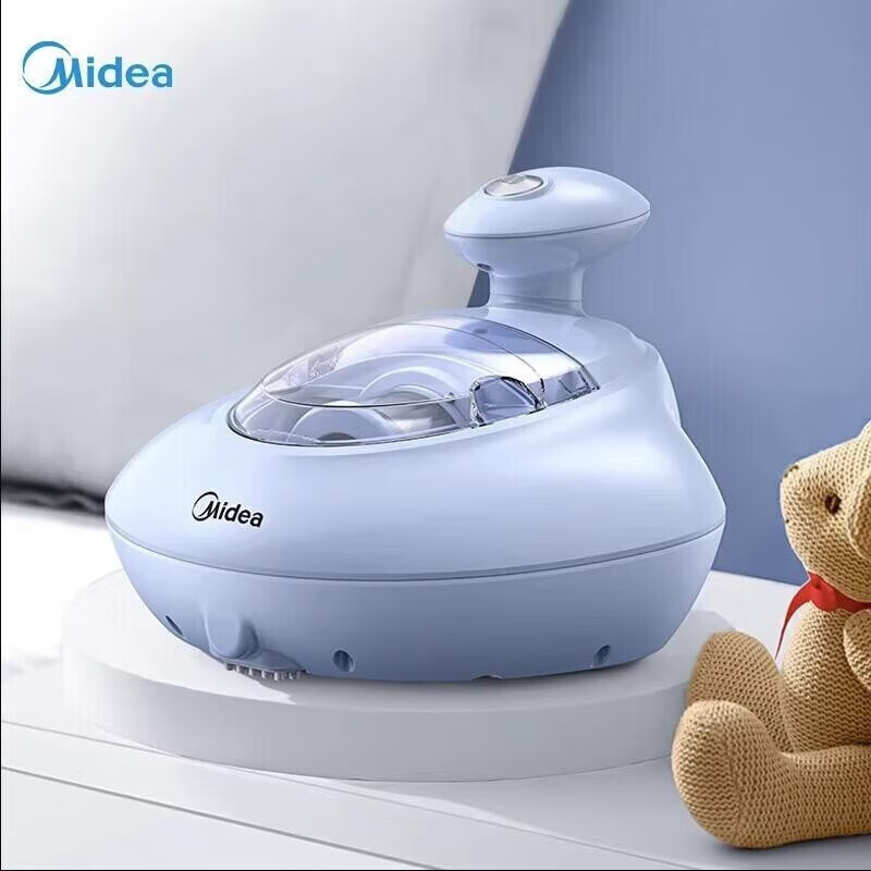 Midea 美的 除螨仪 家用手持除螨虫热风除湿紫外线除菌床上沙发地毯吸尘器 四重过滤强劲吸力 MT5 