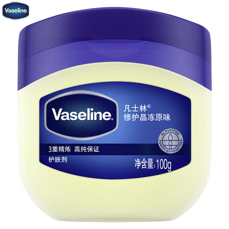 凡士林 护手护脚身体护肤剂 修护晶冻原味100G 