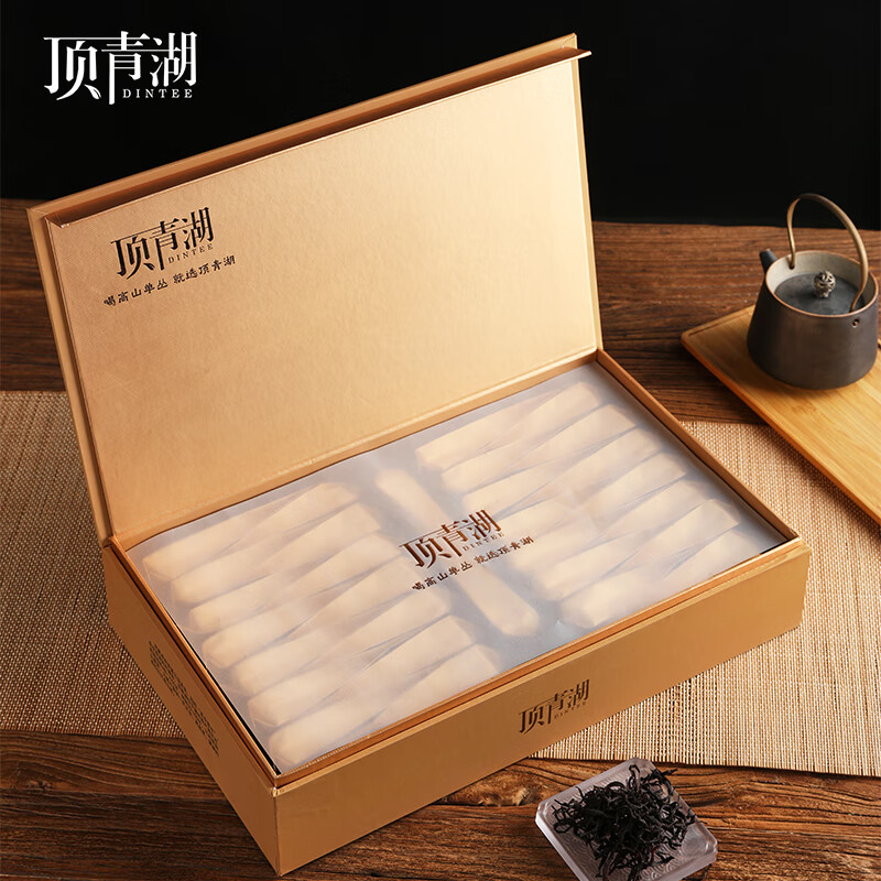 顶青湖高山蜜兰香特级凤凰单枞茶潮州特产240克礼盒装乌龙茶茶叶礼盒 特级高山蜜兰香【醇厚甘爽】240g