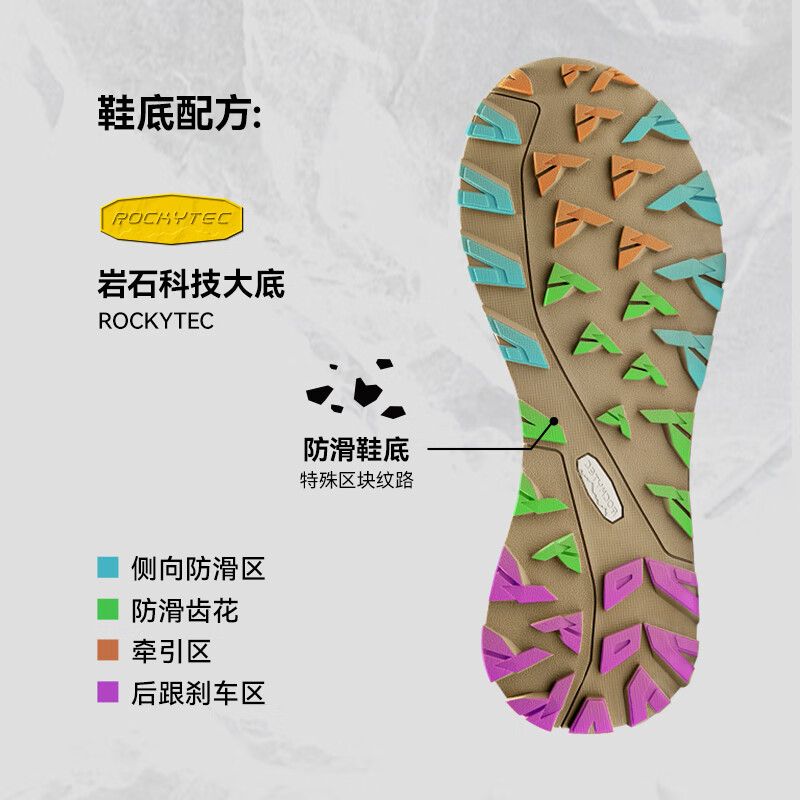 伯希和（Pelliot）[轻云]户外登山运动鞋男女徒步跑鞋防滑耐磨休闲鞋12411910女白38