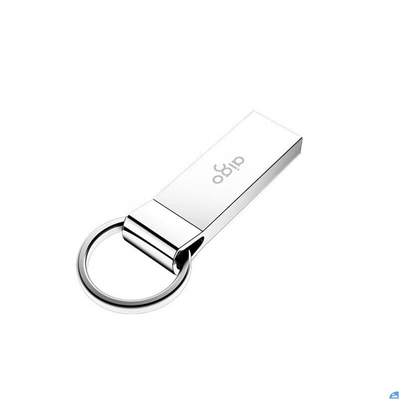 爱国者（aigo） USB2.0 U盘 U210 金属U盘 车载U盘 银色 一体封装 防尘防水 64G标配