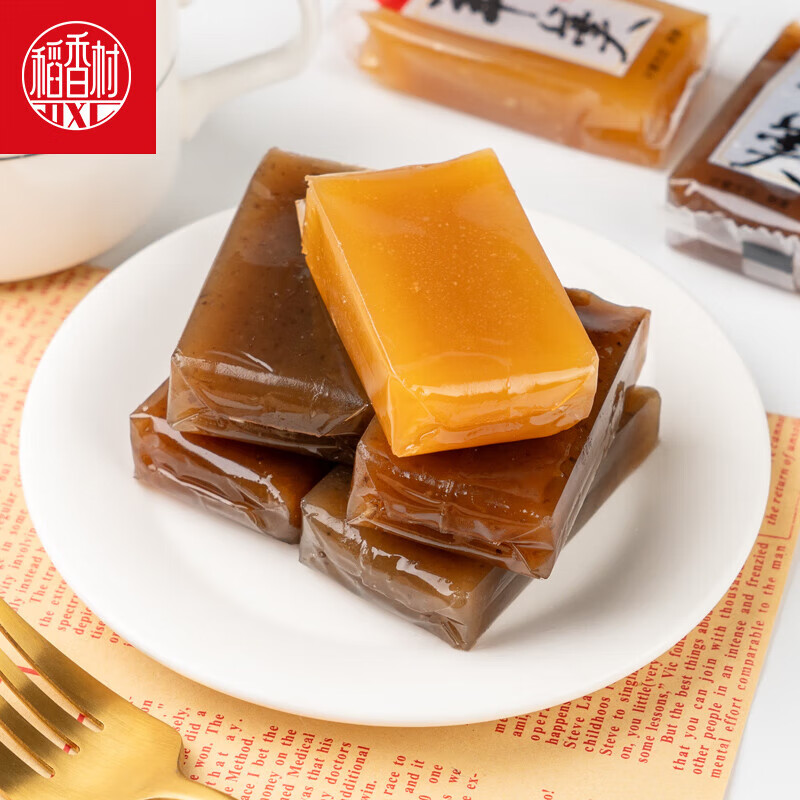 稻香村食品 休闲零食小吃特产美食糕点 口味混装羊羹500g/袋 2袋起售