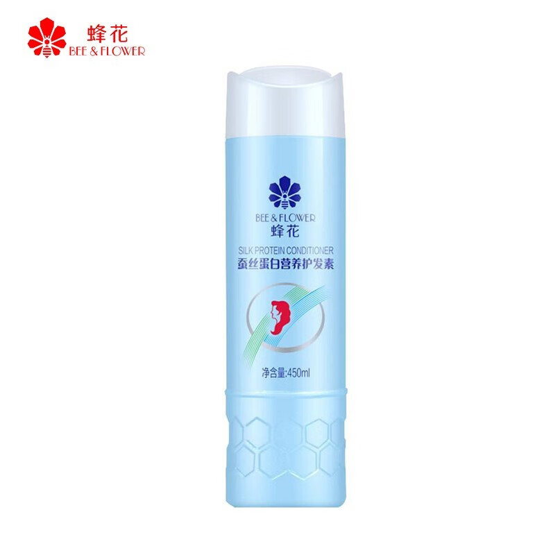 蜂花 蚕丝蛋白营养护发素450ml*4瓶 强韧发丝 新旧包装 国货品牌 