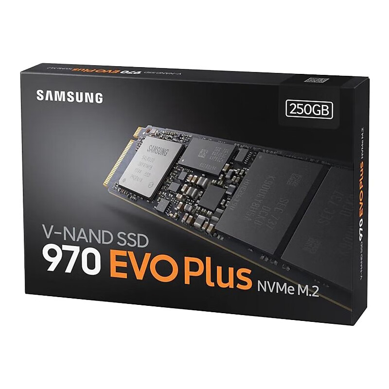 三星SSD固态硬盘台式机笔记本电脑主机DIY组装机硬盘 970EVO Plus-NVMe-M.2-250G