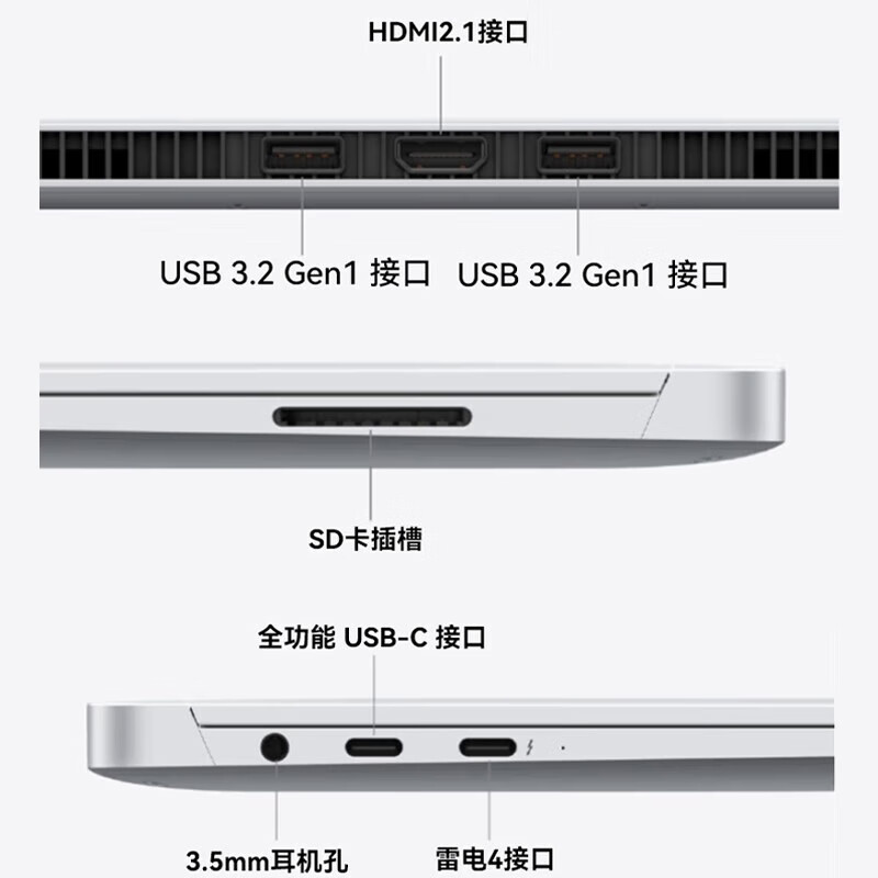 华为（HUAWEI）MateBook GT 14 笔记本电脑 Ultra 7 32G 1T 皓月银 主机+ WIKO Hi GT Cube显卡魔方