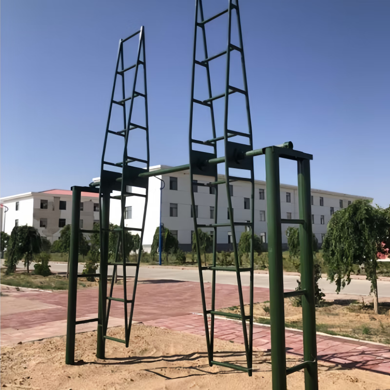 鹰狮野外训练多人协作体能训练心理行为训练器材 双人旋梯 