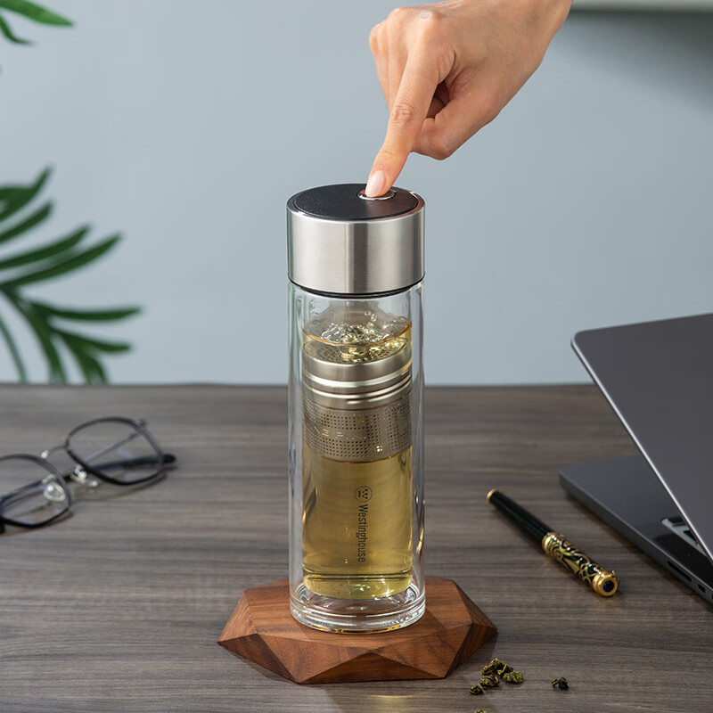 西屋  清悦泡茶玻璃杯280mLWB280