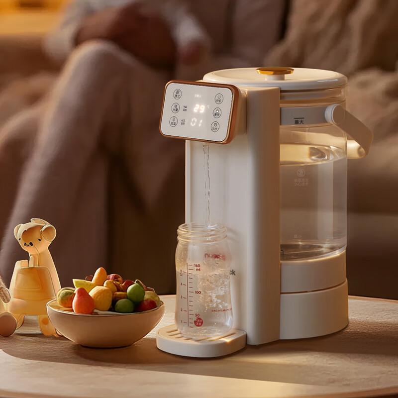 乐扣乐扣  多功能电水壶家用热水壶2.8LEJK3475WHT