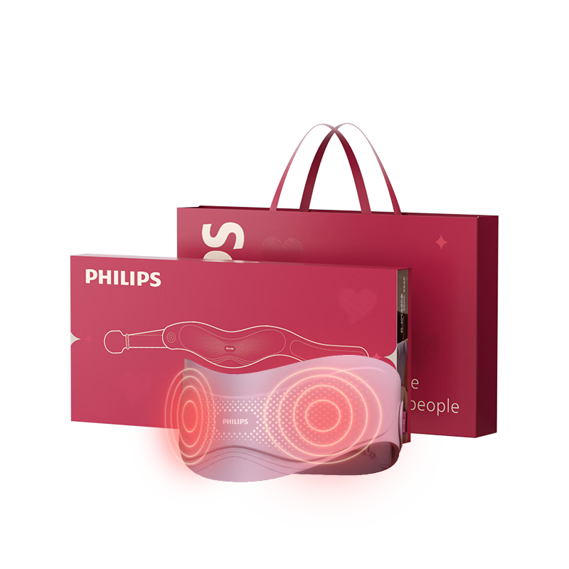 飞利浦  暖宫按摩腰带腰部按摩仪PPM3213B