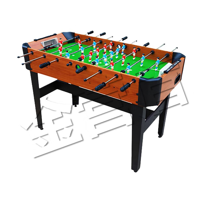 金营盾桌上足球机儿童游戏桌上玩具亲子互动8杆桌面外销款木纹1.2M