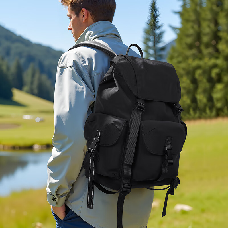 高尔夫（GOLF）电脑包双肩男女16英寸笔记本户外登山运动背包旅行大容量学生书包