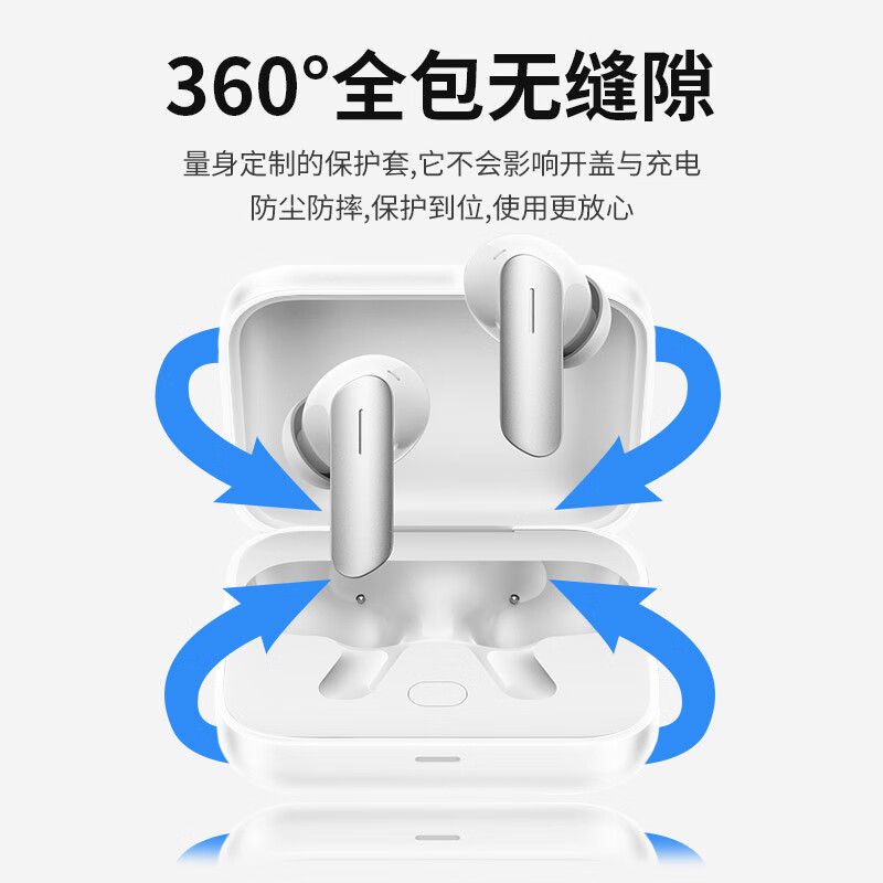 KMaxAI适用真我Buds Air7透明保护套 realme纯色保护壳 真无线耳机充电仓防摔磨砂套简约超薄软壳