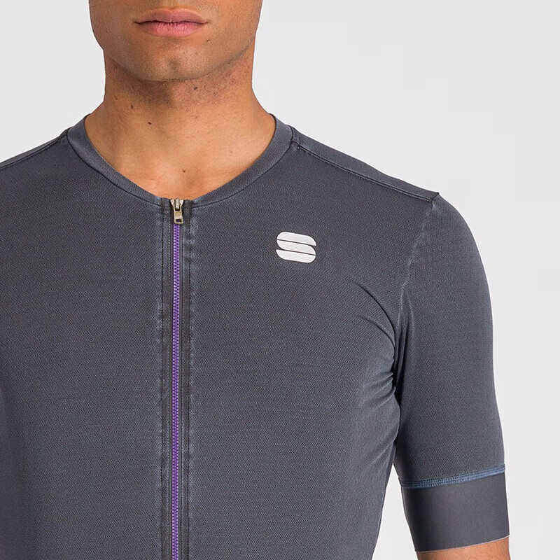 Sportful速破锋男春夏薄款吸湿透气带口袋专业骑行服短袖 371甘草色  XL