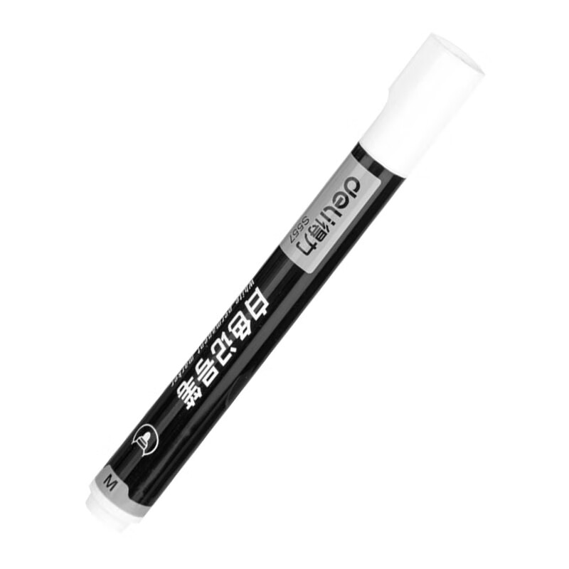得力（deli） 油性记号笔 快干不易褪色 S557 白色 10支/盒（3盒装）可定制