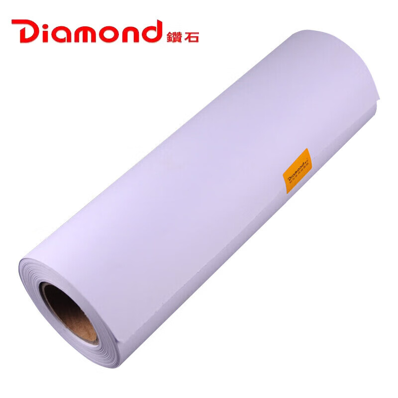 钻石（Diamond）绘图纸 A3 CAD工程纸 2寸管卷装图纸 设计制图打印纸 310mm*50m 单卷装