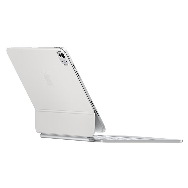 Apple/苹果 妙控键盘 - 适用于 11 英寸 iPad Pro (M4) - 中文 (拼音) - 白色 原装平板键盘 MWR03CH/A