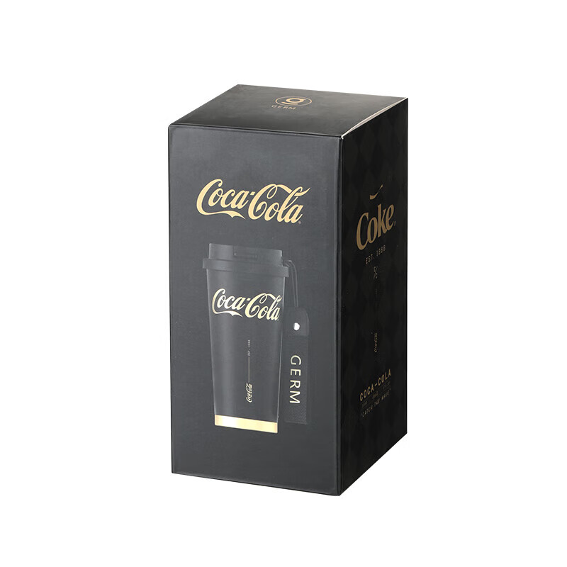 GERM格沵 闪耀保温杯500ml咖啡杯（暮色黑）GE-CK22AW-B15