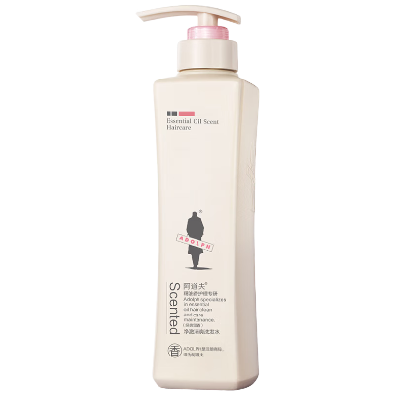 阿道夫精油香护理专研洗发水(净澈清爽)680ml*2 控油去屑洗头膏 2大瓶