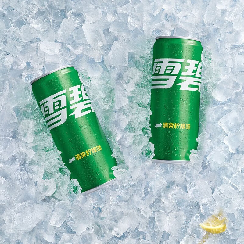 可口可乐柠檬味碳酸饮料 雪碧330ml*24罐 年会聚餐饮品