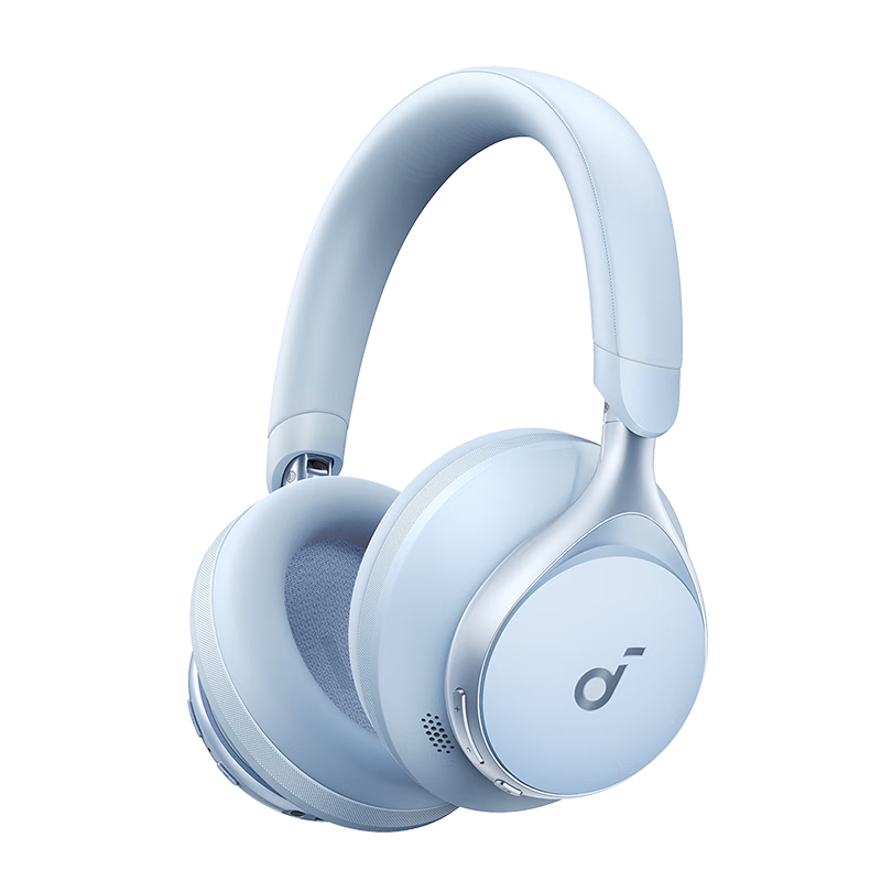 声阔（SoundCore）Space One漫游S1头戴式无线蓝牙耳机主动降噪双金标音质适用苹果华为小米手机电脑蓝
