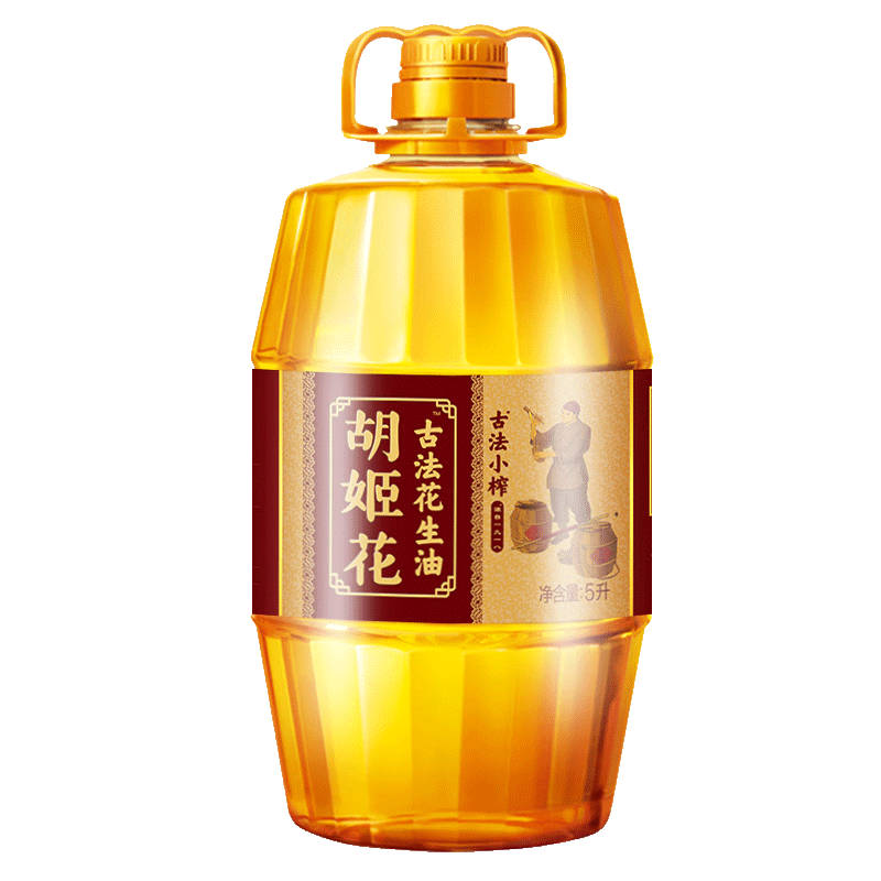 胡姬花 500型食品组合9-小榨花生油5L+大米+小麦粉+调味品+坚果