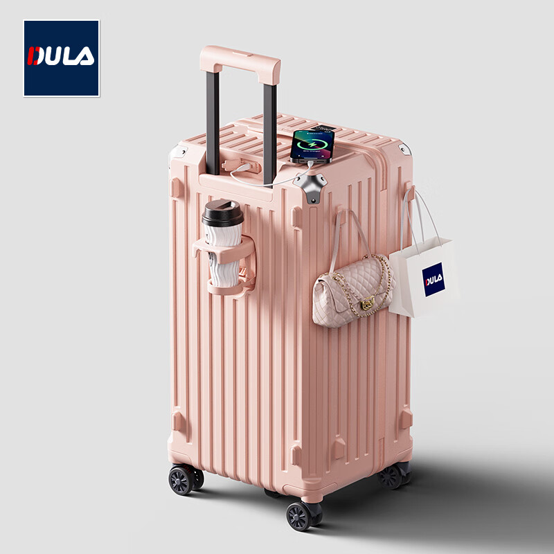 DULA  加厚运动版拉链款行李箱24寸D2188-24寸