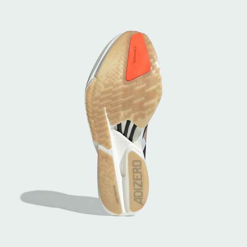 阿迪达斯 （adidas）男 跑步系列 ADIZERO ADIOS PRO 4 M 跑步鞋 JR6367 粉白  42 
