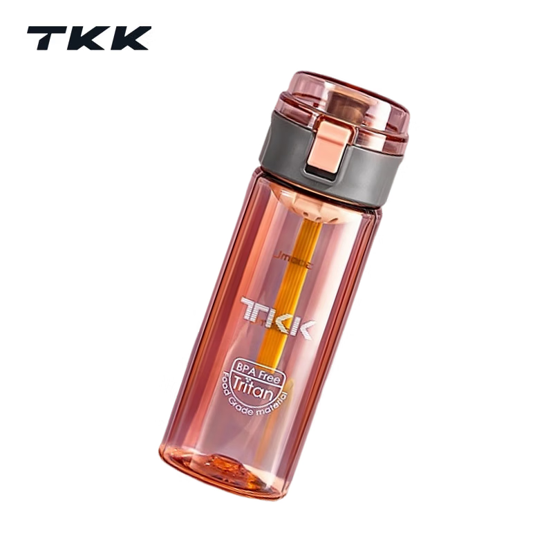 TKK辛格运动水杯 珊瑚粉 400ML TKK1001 /个