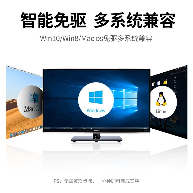 绿联（UGREEN）CM475 Type-C扩展坞 USB-C转千兆有线网卡网线口转换器3.0分线器 适用苹果电脑转接头 
