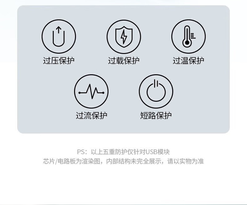 绿联（UGREEN）8个三孔排插 1.8米防雷款90859插座排插线板接拖线板带线防雷多孔家用8插位总控CD301