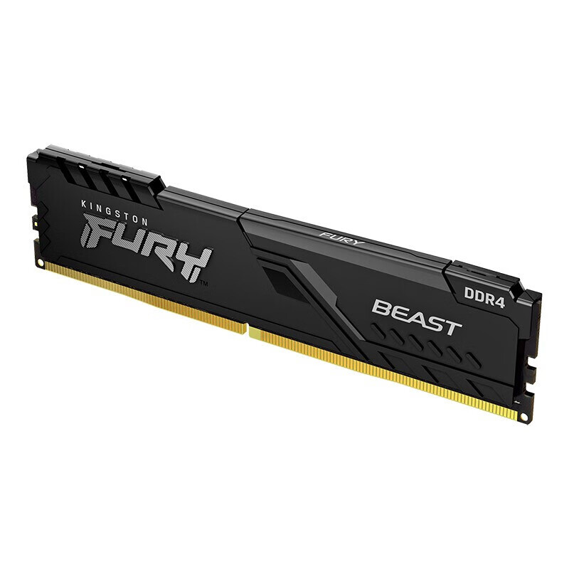 金士顿（Kingston）台式机内存条 DDR4 3200MHz C16 兼容稳定 Beast野兽系列 骇客神条 FURY 8GB