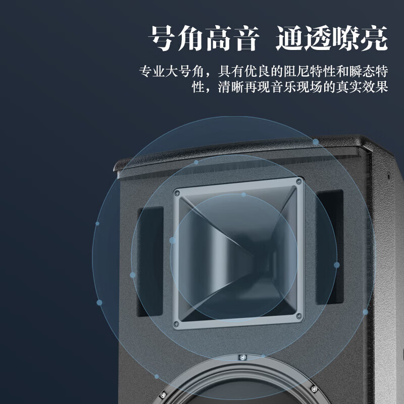 惠度 MF-12 专业大功率全频音箱大型会议室报告厅舞台演出补声音箱会议培训酒店背景音乐音响