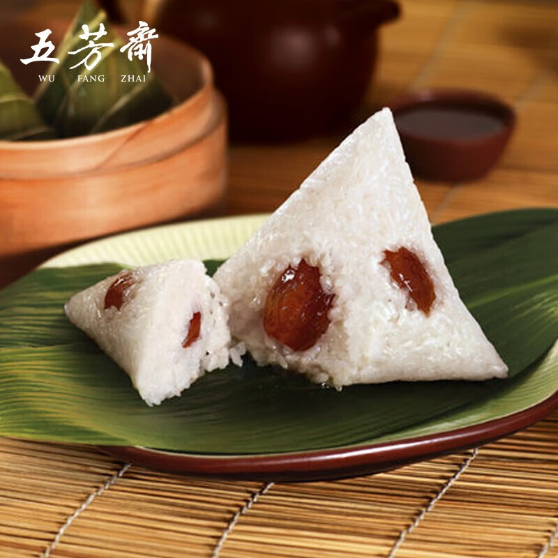 五芳斋 福利款E 1755克+600毫升端午节粽子10粽8蛋8糕1油1养生茶