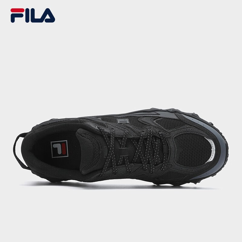 斐乐男鞋老爹鞋欧客漫运动鞋网面鞋休闲鞋 黑-BK 39