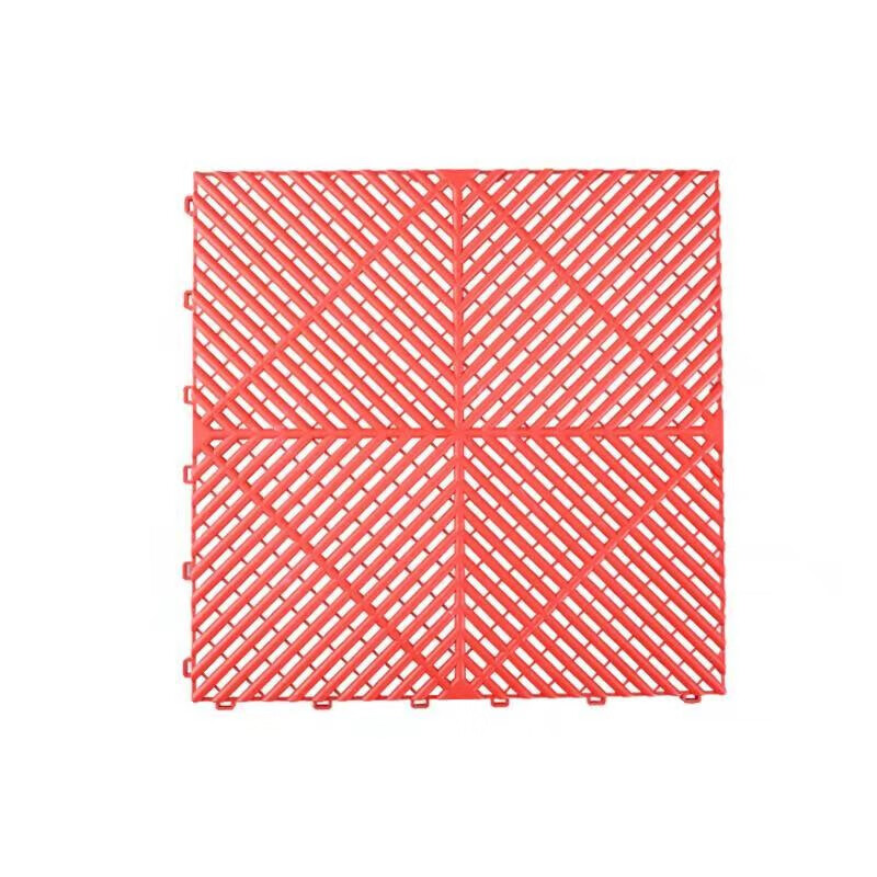 华翔塑胶地垫 排水悬浮板 PP格栅板防滑垫板 灰色30cm*30cm厚1.5cm