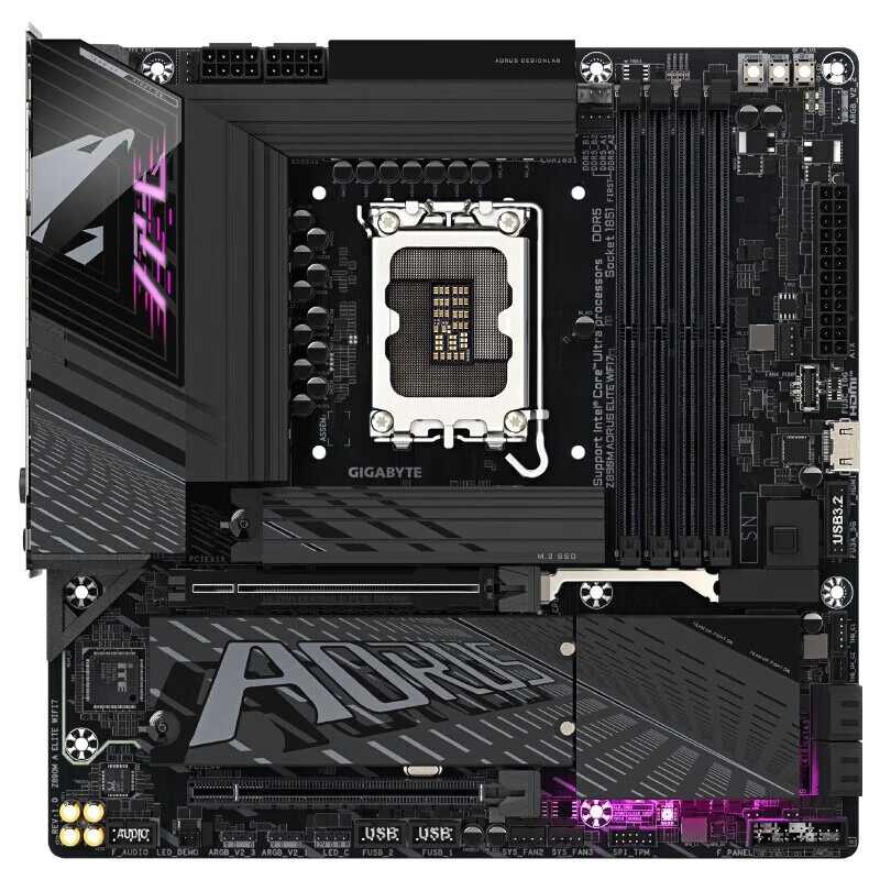 技嘉（GIGABYTE）技嘉小雕 Z890M AORUS ELITE WIFI7 D5 加 intel Ultra 9 285K 原盒核显 需配散热 套装