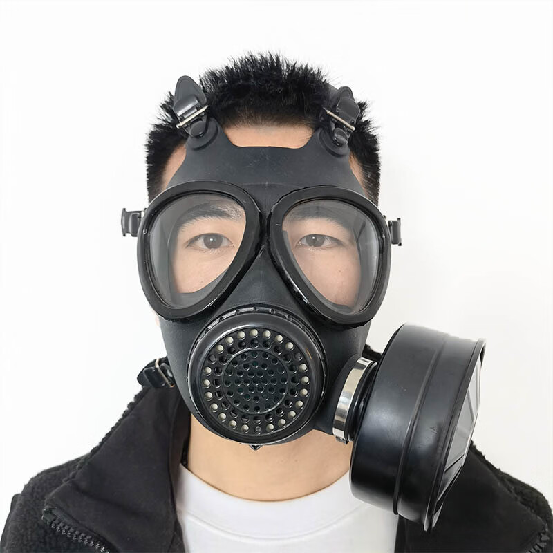 防毒冠军FNJ05型防毒面具多功能过滤式工业化工训练全面罩【君品四件套】