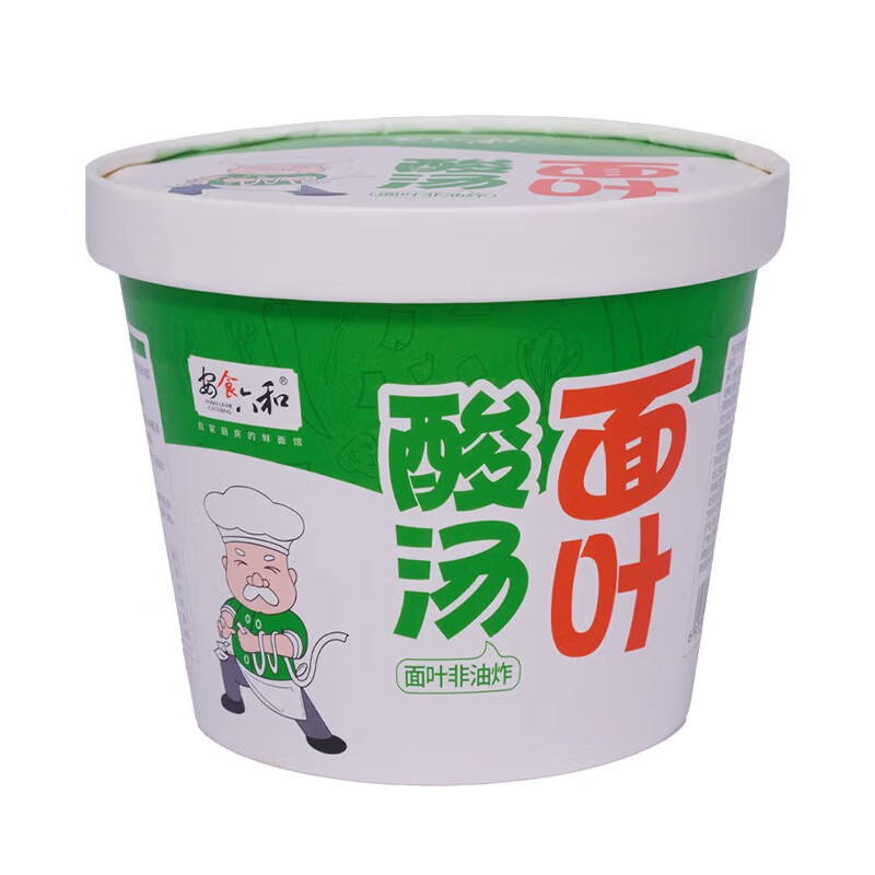 安食六和 企业好物 纯正西北风 酸汤面叶 (109g*6桶)*1箱 整箱装