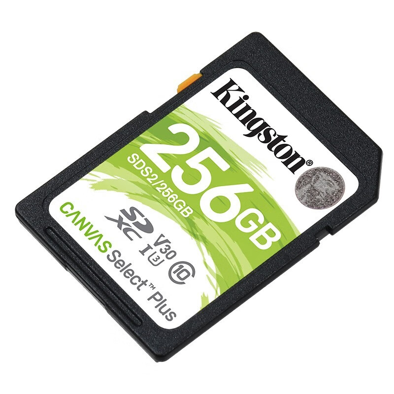金士顿（Kingston）SD卡相机存储卡单反微单相机内存卡 class10 SDS2/256GB【V30丨读速100MB/s】