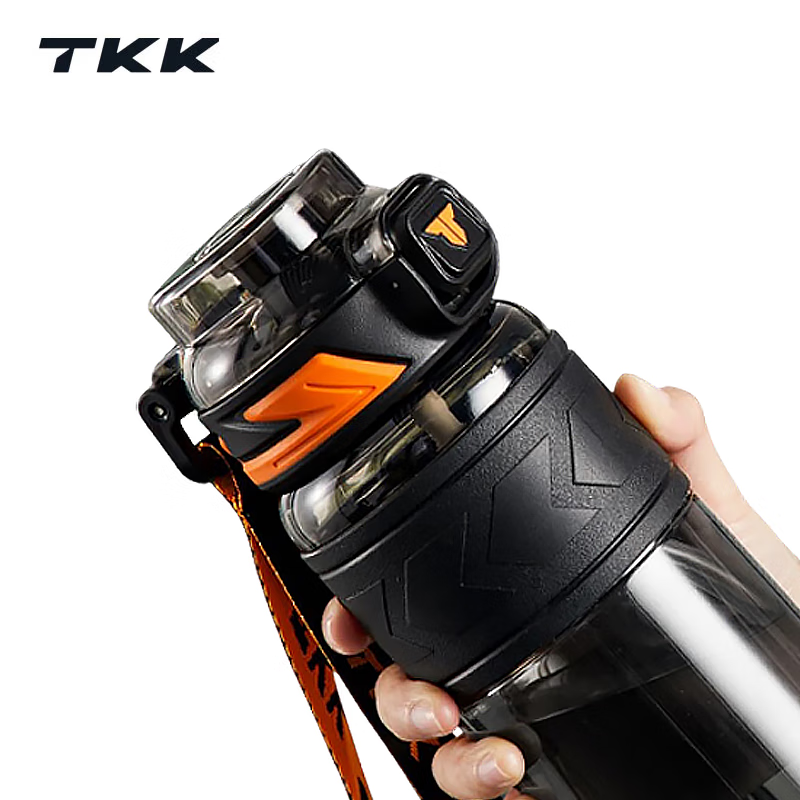 TKK迈越运动水杯 火山黑 600ML TKK1020 /个