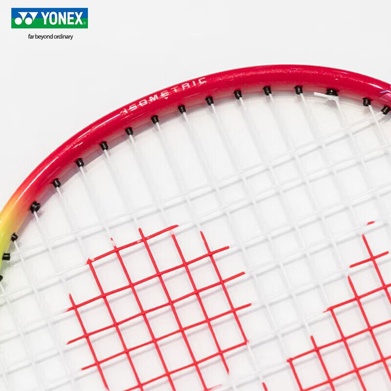 YONEX 尤尼克斯羽毛球拍单拍进攻型防守拍 AX02ACR 红色默认空拍