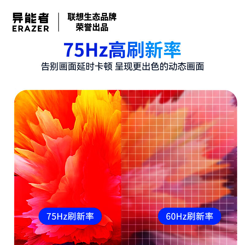 联想（Lenovo） D2221H 21.5英寸办公电脑显示器1920×1080 75Hz  HDMI VGA 平面 VA