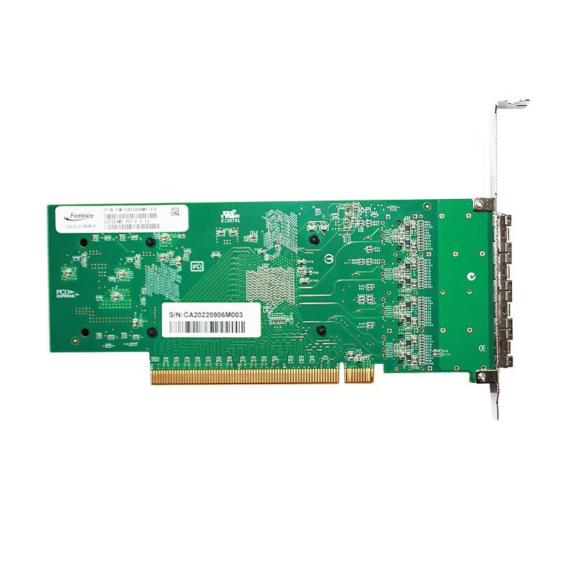 飞迈瑞克 FORMERICA Intel E810CAM1芯片4X25G PCIE V4.0光纤网卡 标准（不含模块）